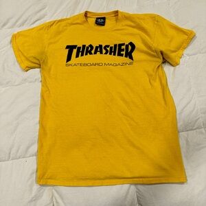 THRASHER TEE SHIRT YELLOW